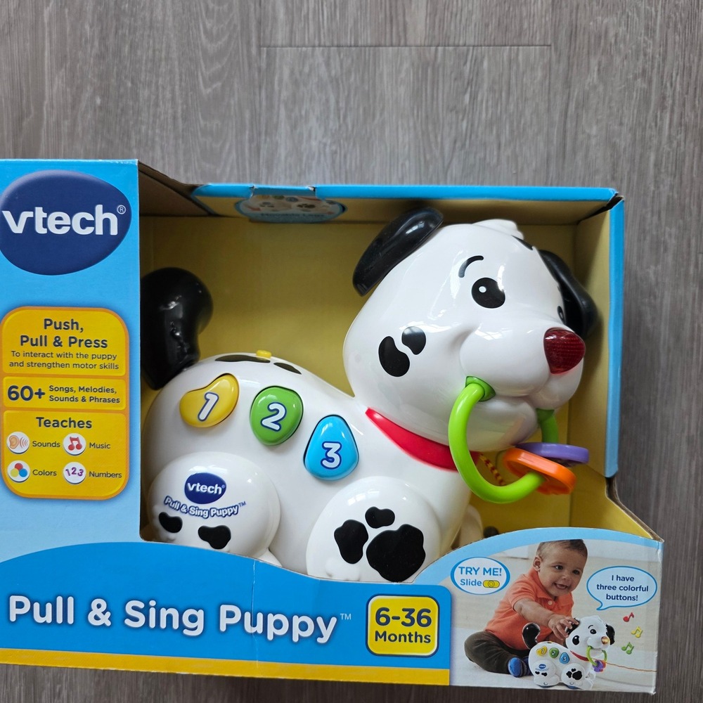 VTech Pull & Sing Puppy Musical Interactive Toddler Toy 6-36 Months NEW